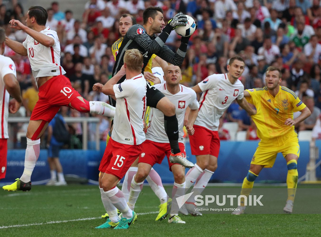 Football. UEFA Euro 2016. Ukraine vs Poland