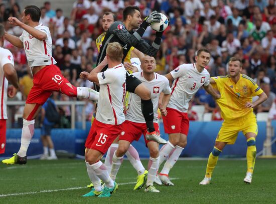 Football. UEFA Euro 2016. Ukraine vs Poland