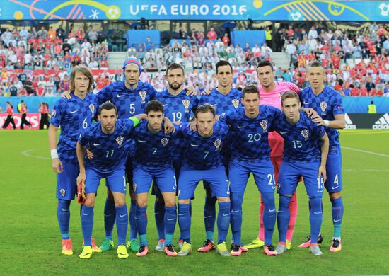 Football. UEFA Euro-2016. Croatia vs Spain
