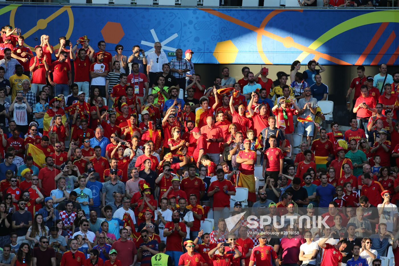 Football. UEFA Euro-2016. Croatia vs Spain