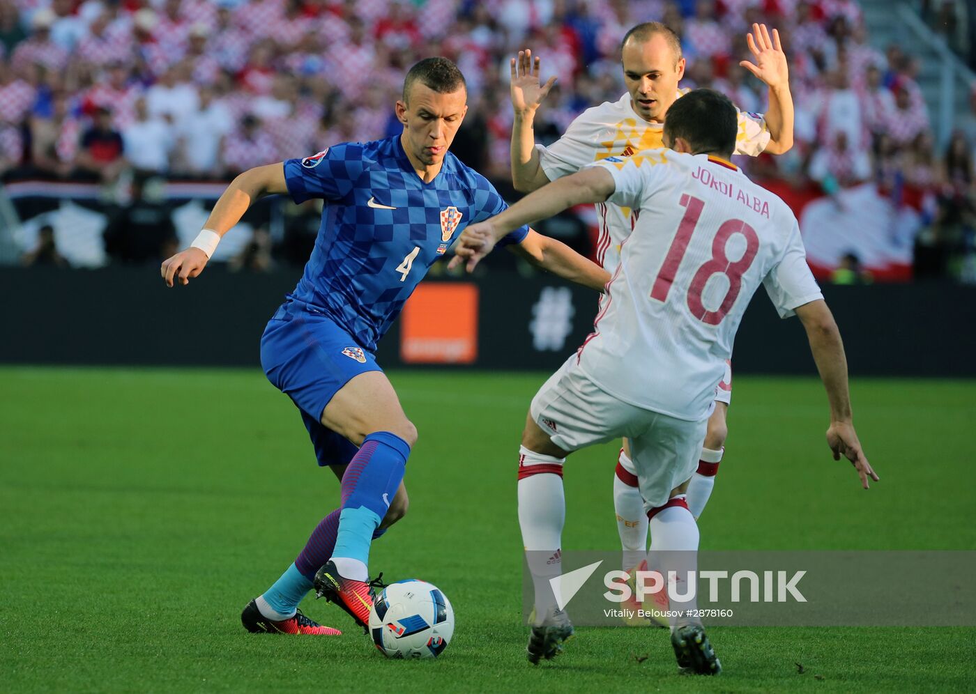 Football. UEFA Euro-2016. Croatia vs Spain