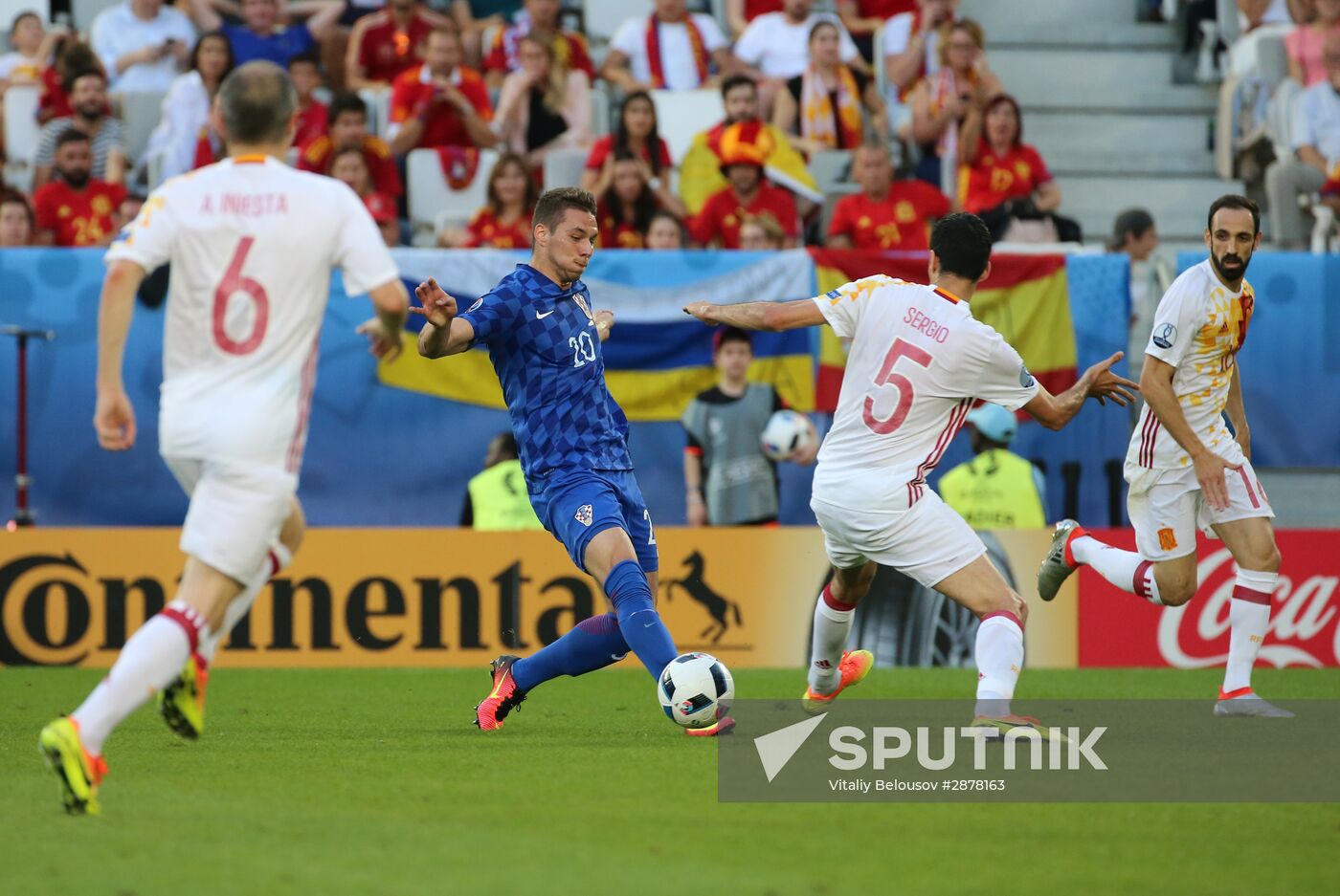 UEFA Euro 2016. Croatia vs. Spain