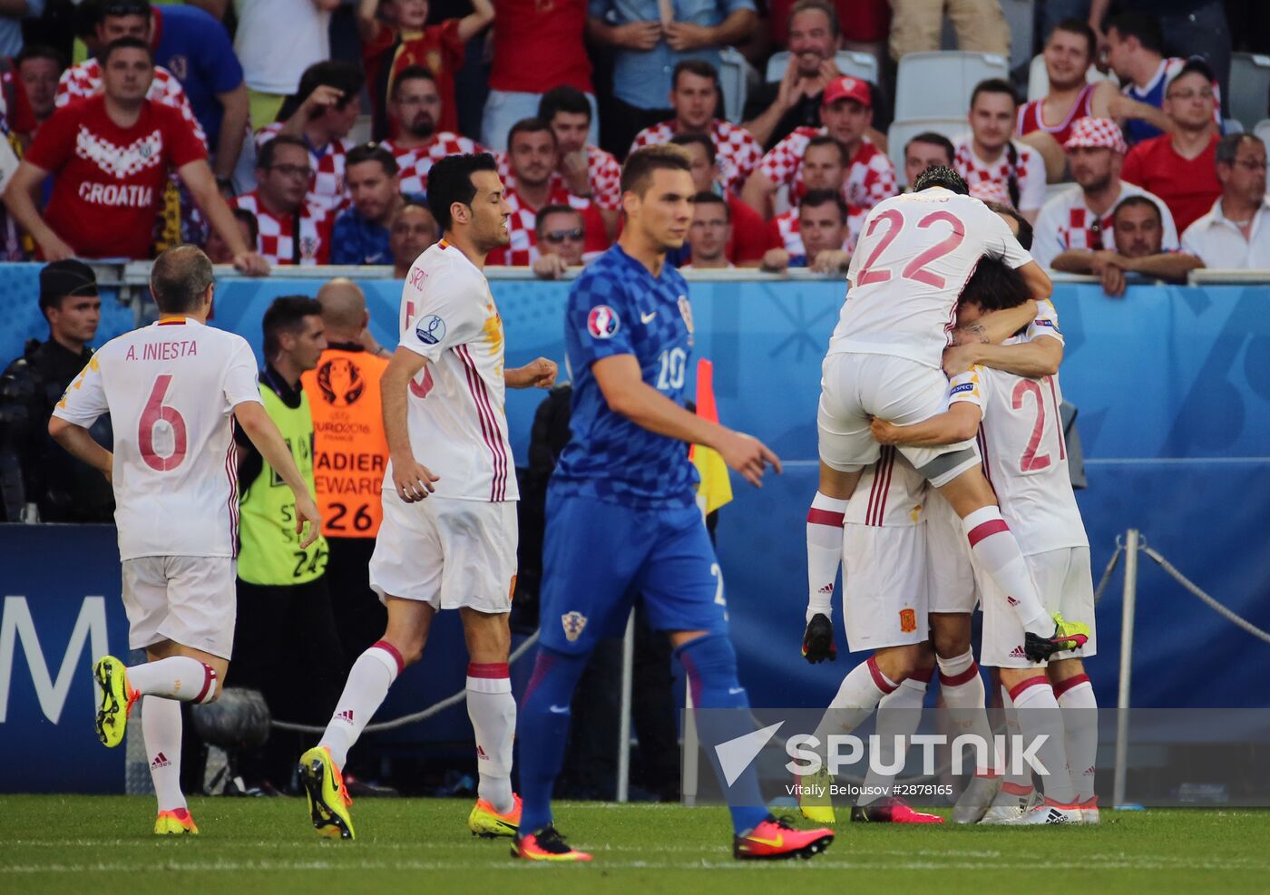 UEFA Euro 2016. Croatia vs. Spain