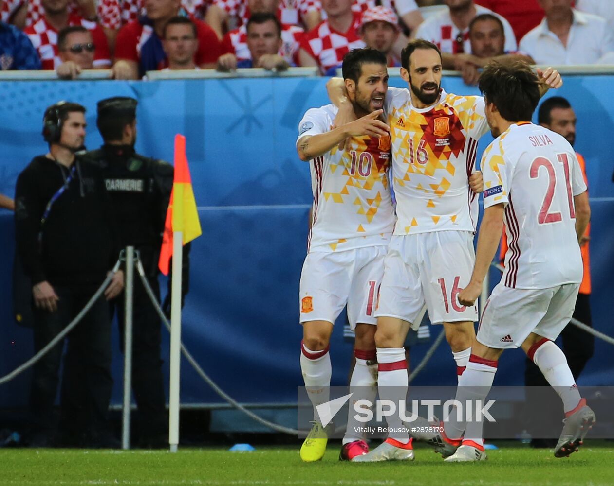 UEFA Euro 2016. Croatia vs. Spain