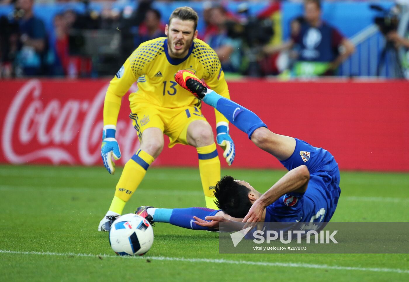 UEFA Euro 2016. Croatia vs. Spain