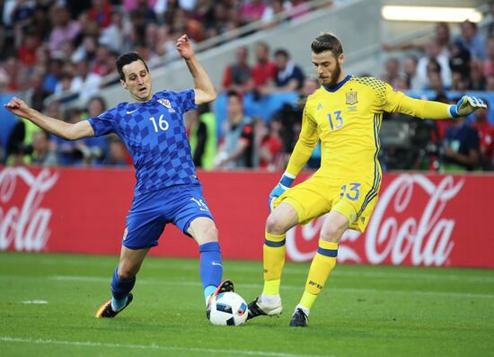 UEFA Euro 2016. Croatia vs. Spain