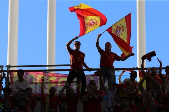 Football. UEFA Euro-2016. Croatia vs Spain