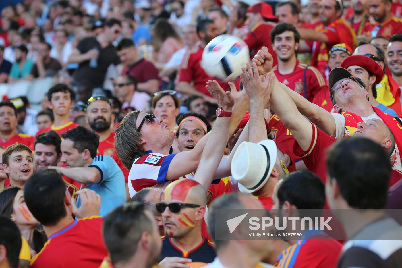 Football. UEFA Euro-2016. Croatia vs Spain