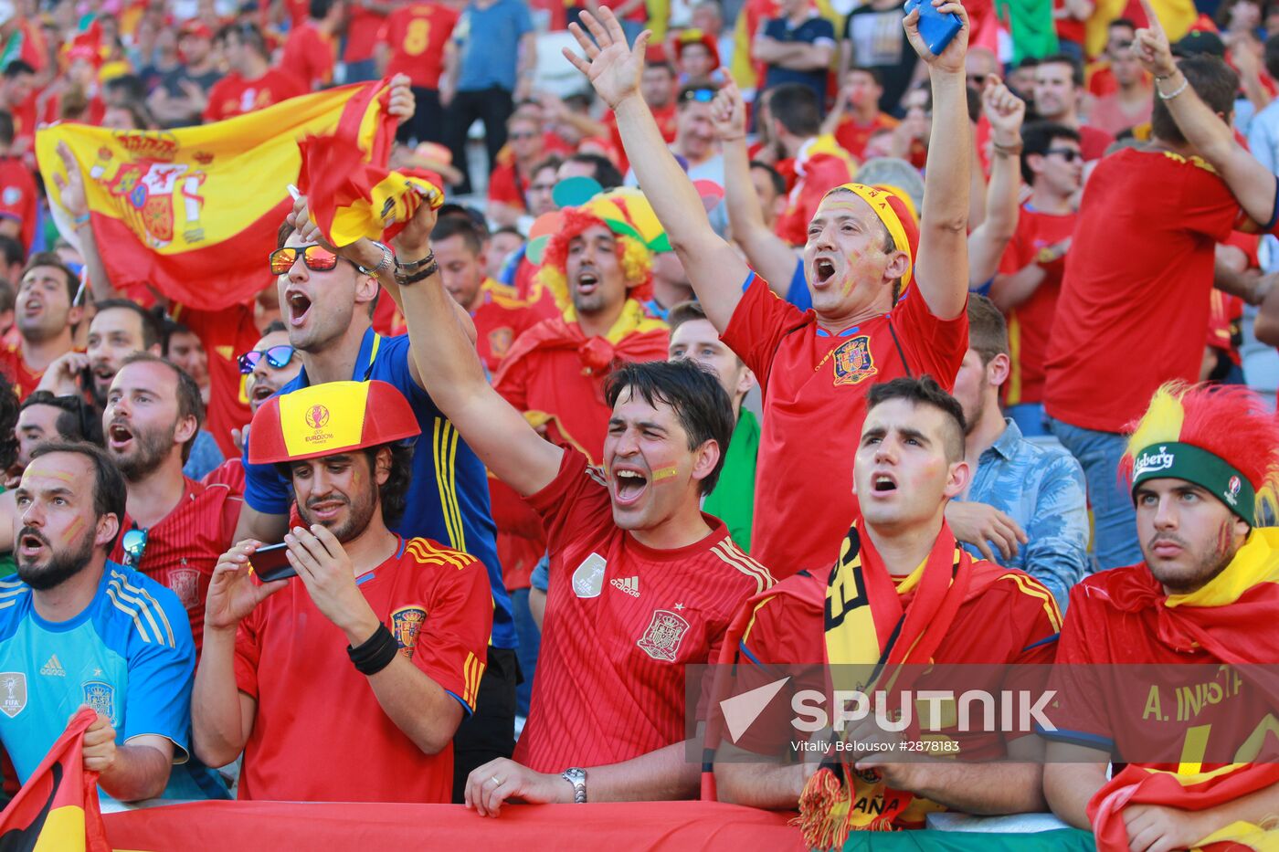 Football. UEFA Euro-2016. Croatia vs Spain