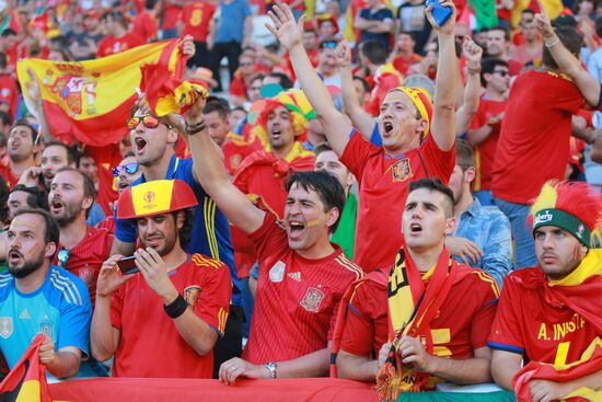 Football. UEFA Euro-2016. Croatia vs Spain