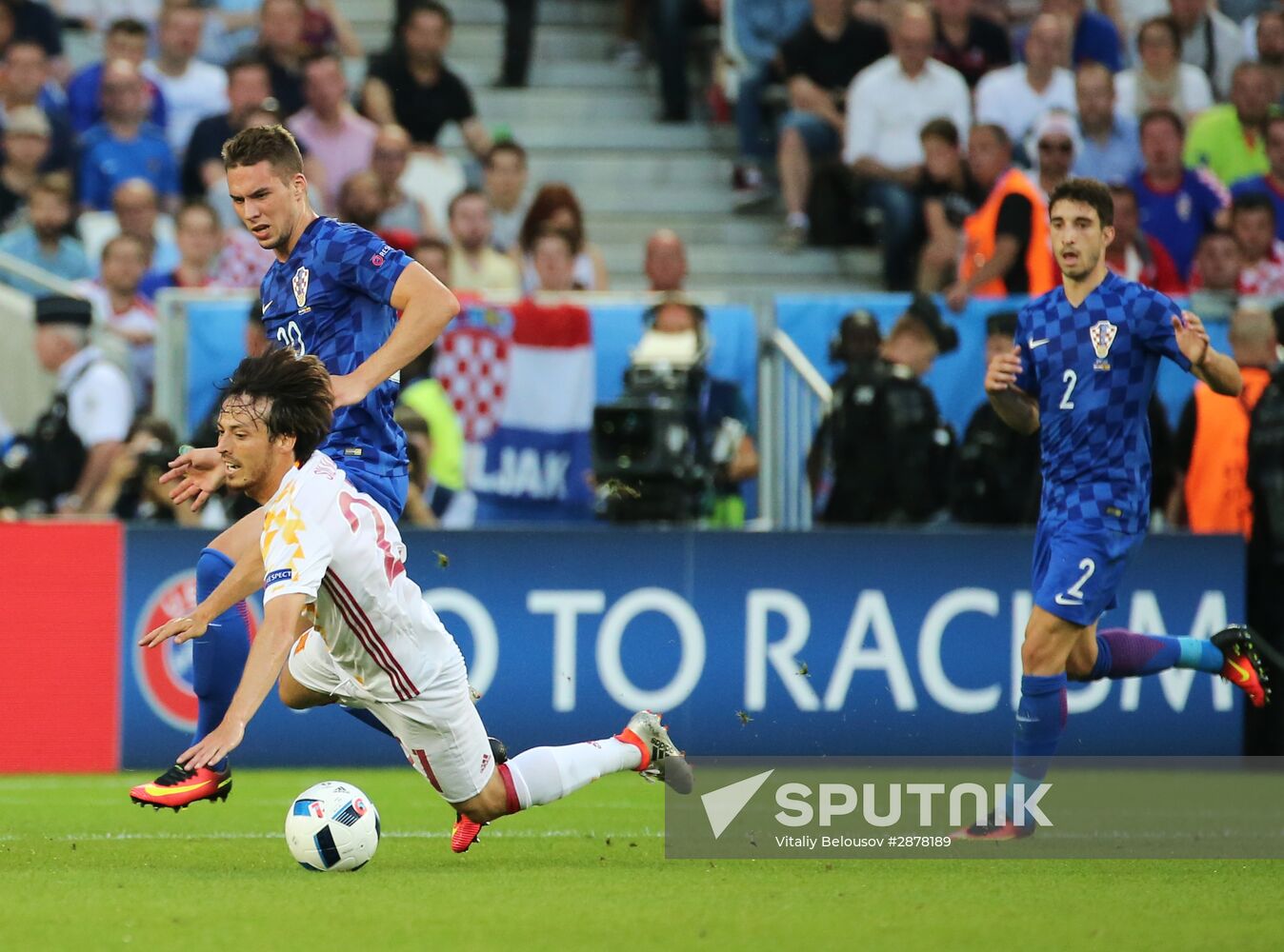Football. UEFA Euro-2016. Croatia vs Spain