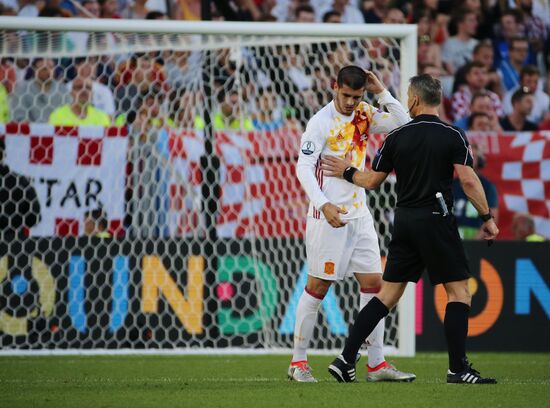 UEFA Euro 2016. Croatia vs. Spain