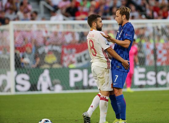 Football. UEFA Euro-2016. Croatia vs Spain