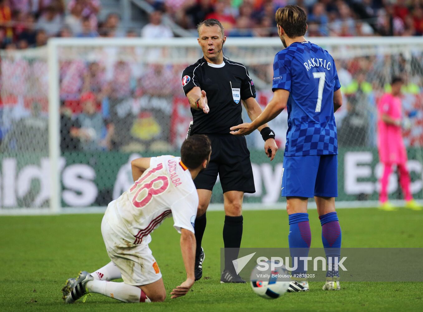 Football. UEFA Euro-2016. Croatia vs Spain