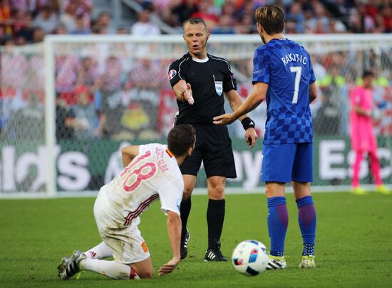 Football. UEFA Euro-2016. Croatia vs Spain