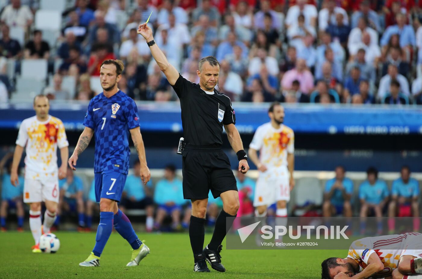 Football. UEFA Euro-2016. Croatia vs Spain