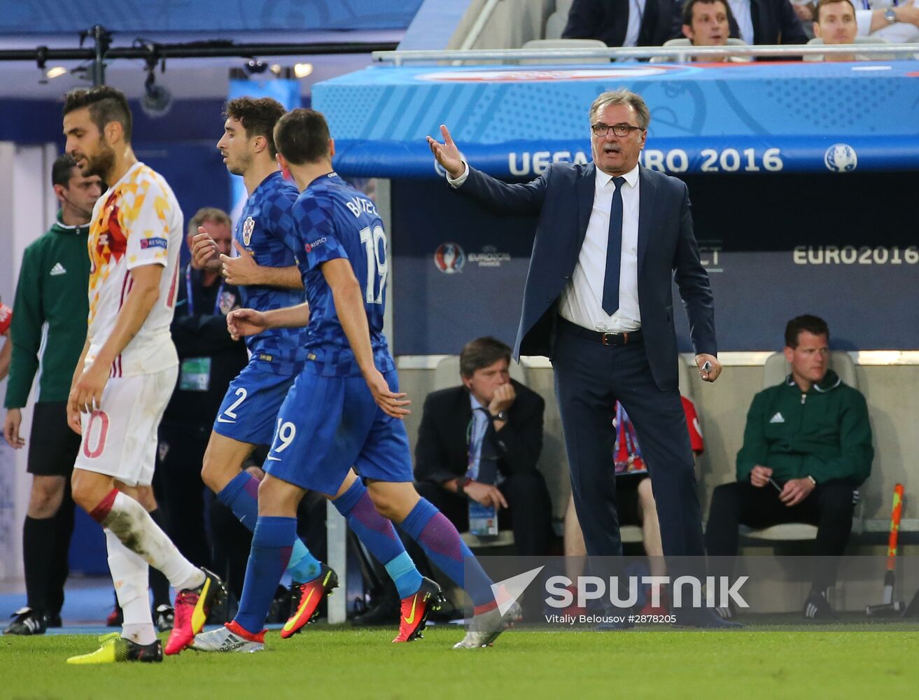 Football. UEFA Euro-2016. Croatia vs Spain