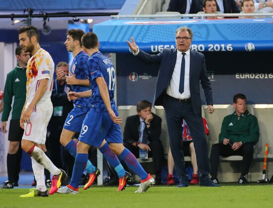 Football. UEFA Euro-2016. Croatia vs Spain