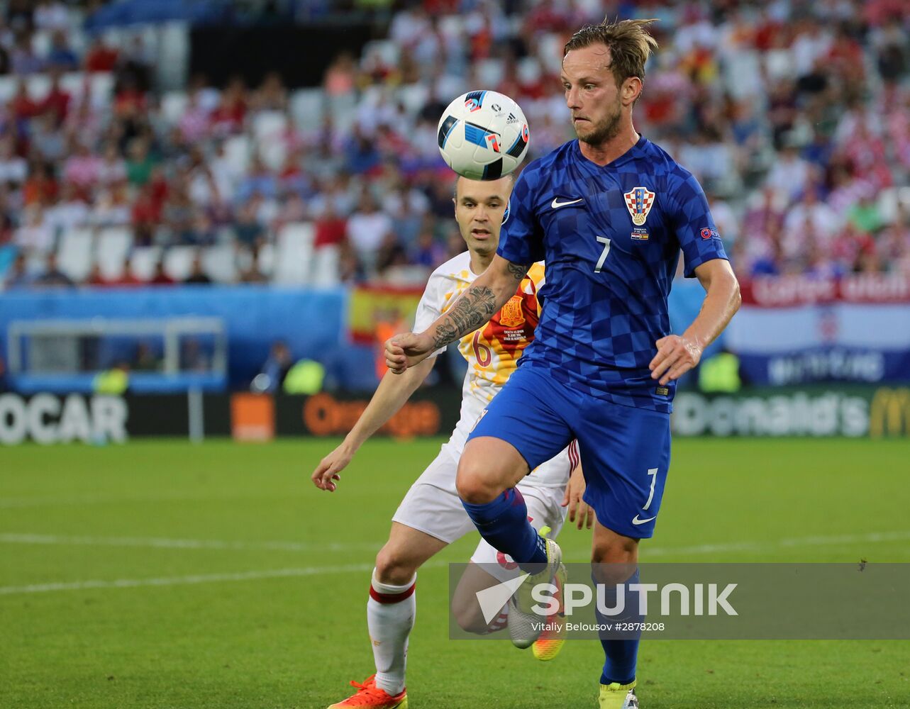 Football. UEFA Euro-2016. Croatia vs Spain