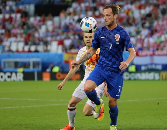 Football. UEFA Euro-2016. Croatia vs Spain