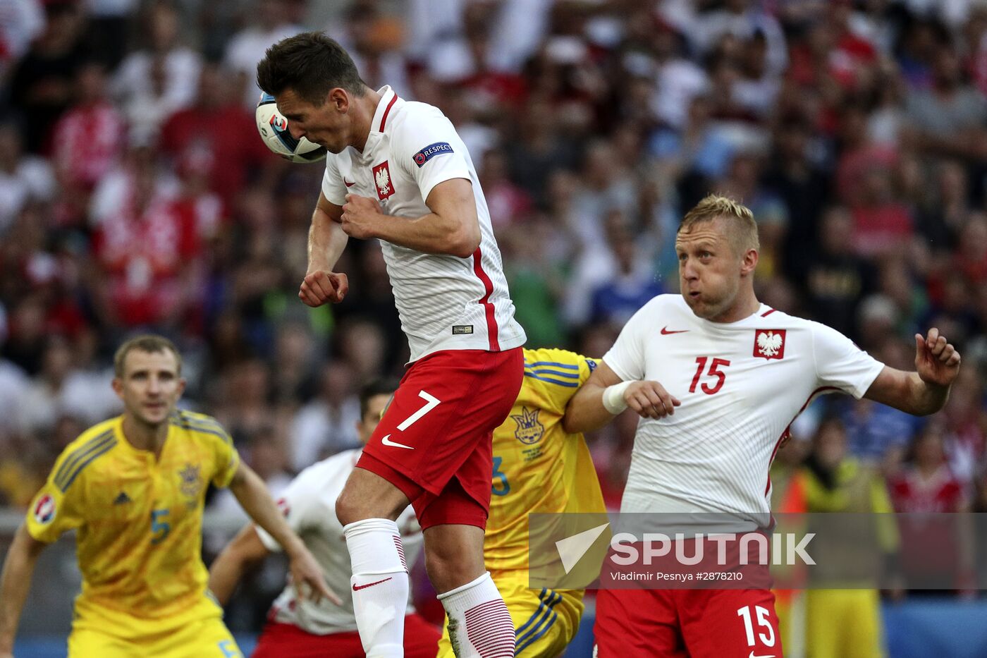 Football. UEFA Euro 2016. Ukraine vs Poland