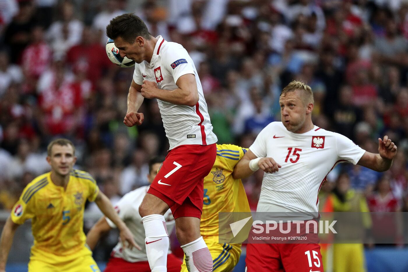 Football. UEFA Euro 2016. Ukraine vs Poland