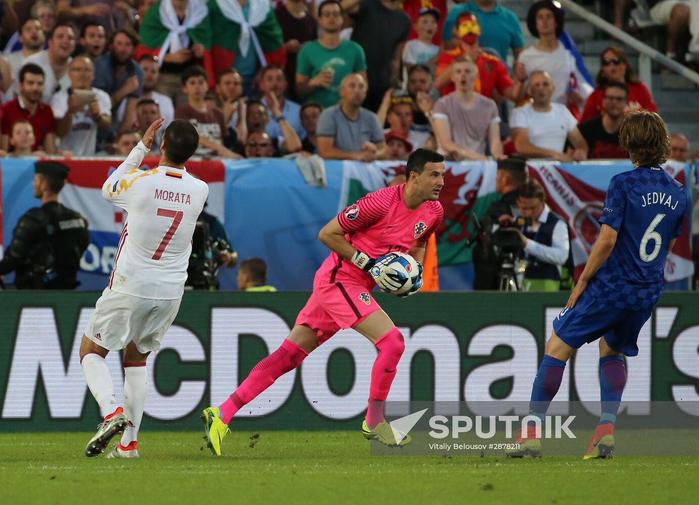 UEFA Euro 2016. Croatia vs. Spain