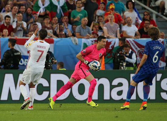 UEFA Euro 2016. Croatia vs. Spain