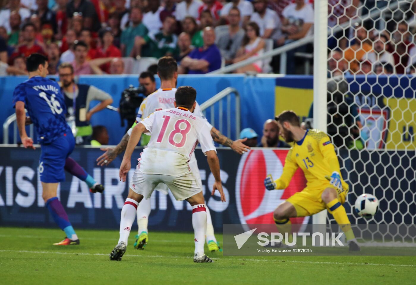 Football. UEFA Euro-2016. Croatia vs Spain