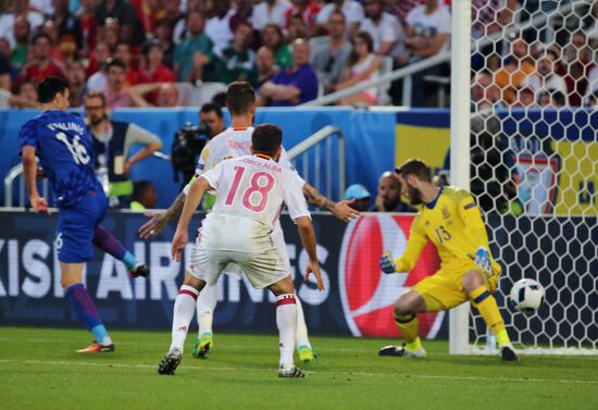 Football. UEFA Euro-2016. Croatia vs Spain