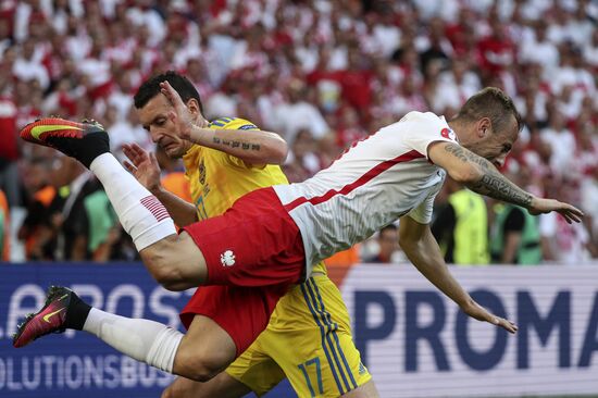 Football. UEFA Euro 2016. Ukraine vs Poland