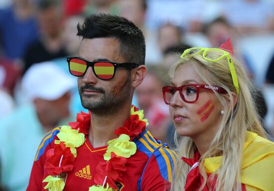 Football. UEFA Euro-2016. Croatia vs Spain
