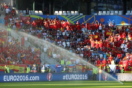 Football. UEFA Euro-2016. Croatia vs Spain