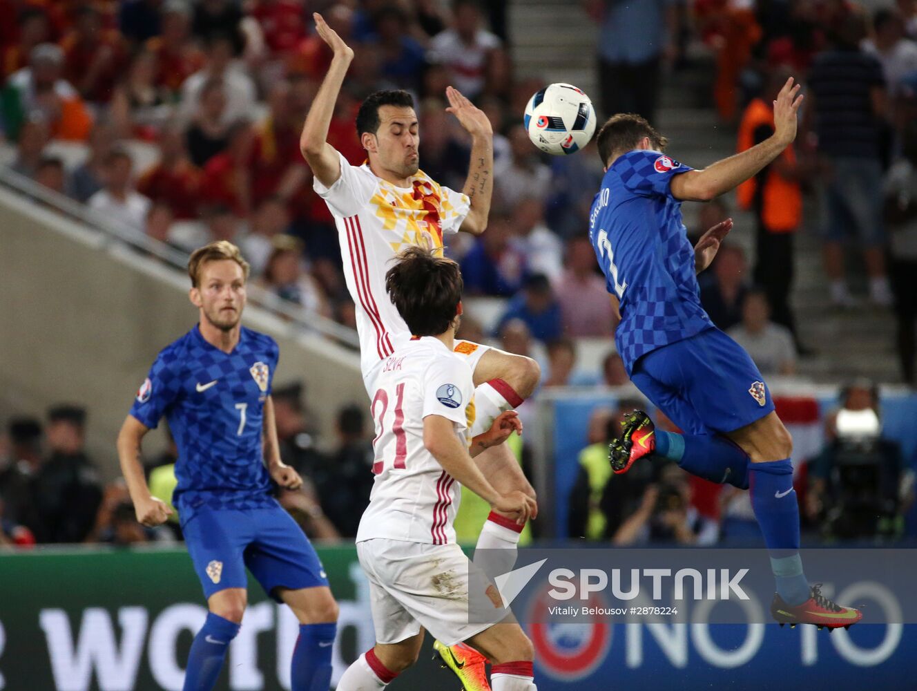 UEFA Euro 2016. Croatia vs. Spain