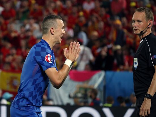 UEFA Euro 2016. Croatia vs. Spain