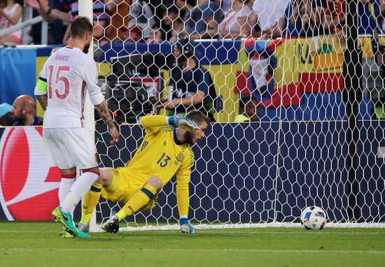 UEFA Euro 2016. Croatia vs. Spain