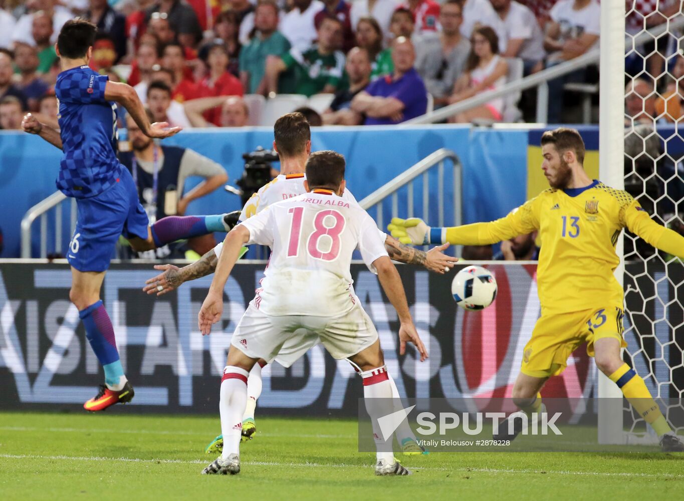 UEFA Euro 2016. Croatia vs. Spain