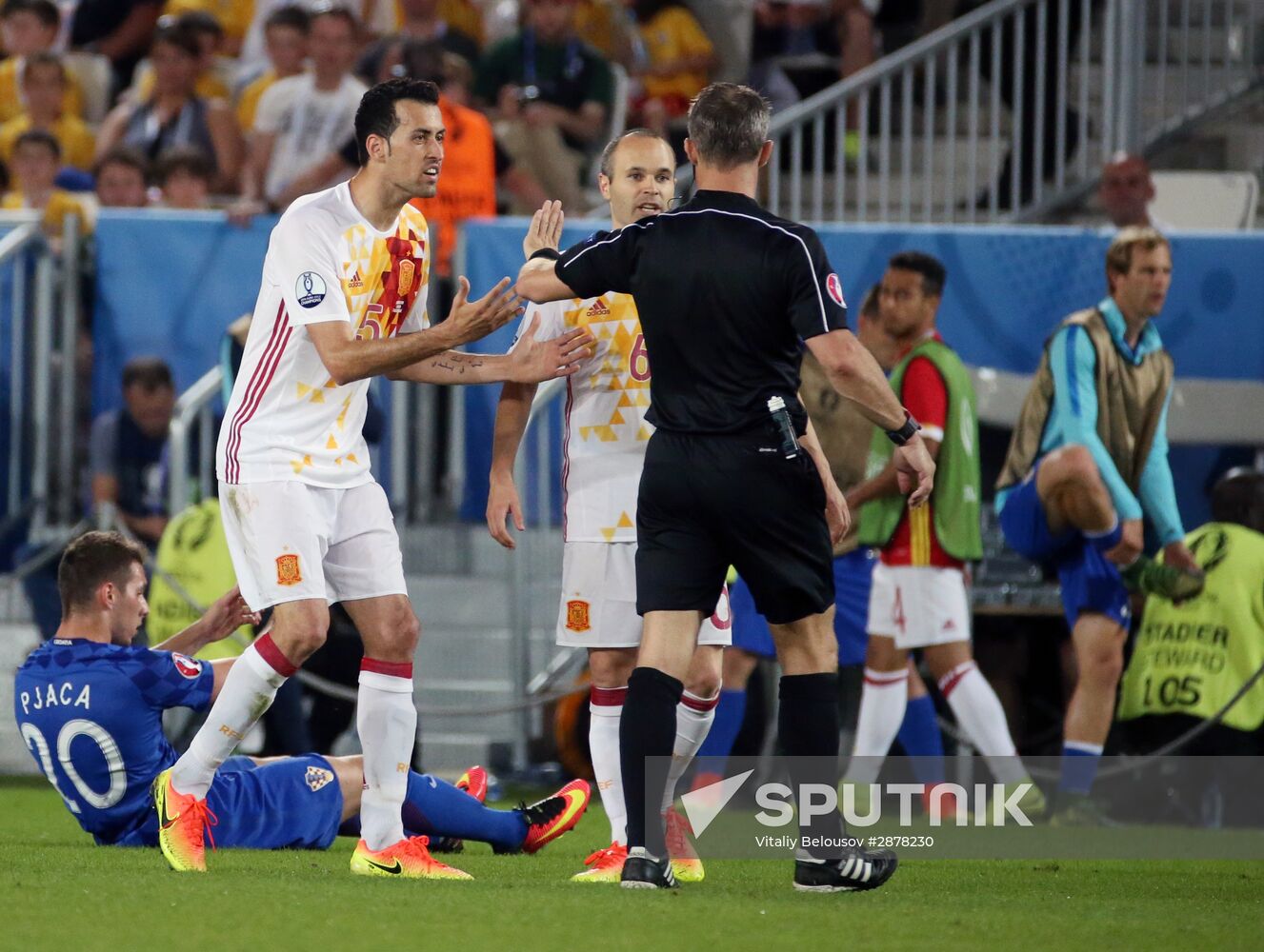 UEFA Euro 2016. Croatia vs. Spain