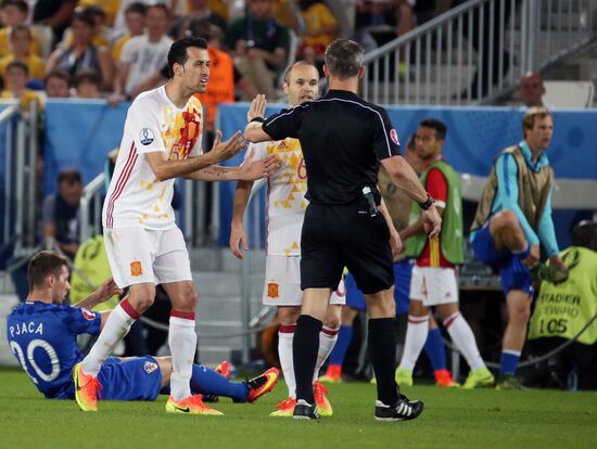 UEFA Euro 2016. Croatia vs. Spain