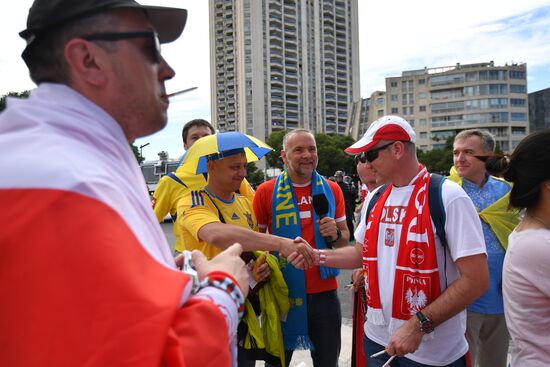 Football. UEFA Euro-2016. Ukraine vs Poland