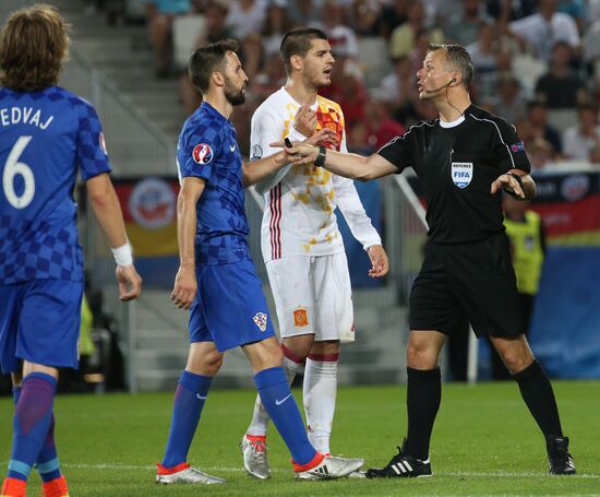 UEFA Euro 2016. Croatia vs. Spain