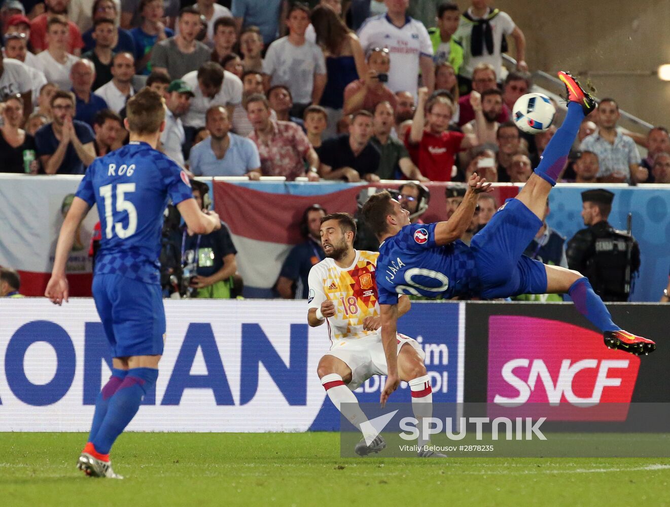 UEFA Euro 2016. Croatia vs. Spain
