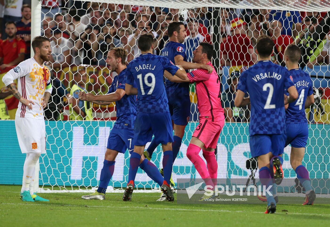 UEFA Euro 2016. Croatia vs. Spain