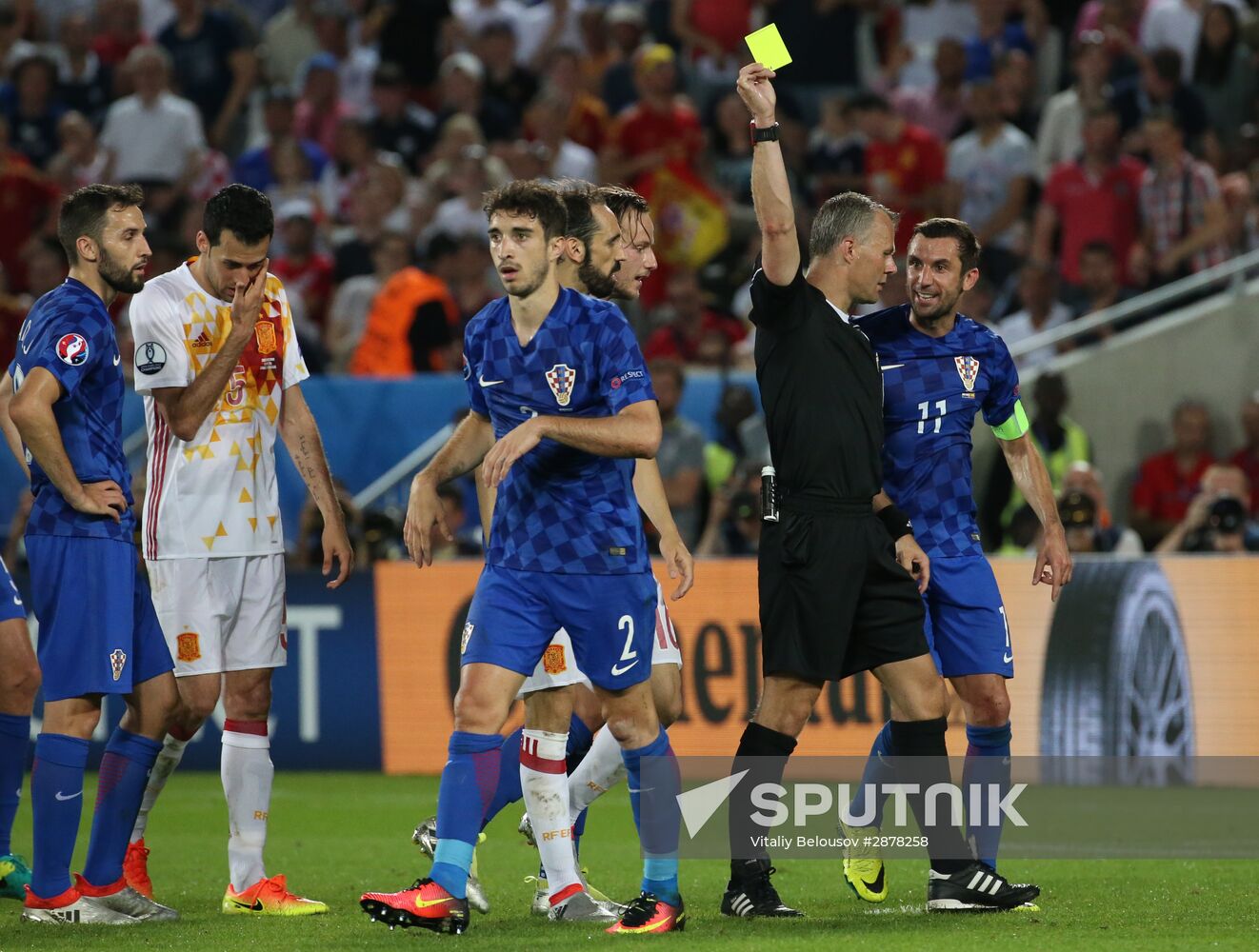UEFA Euro 2016. Croatia vs. Spain
