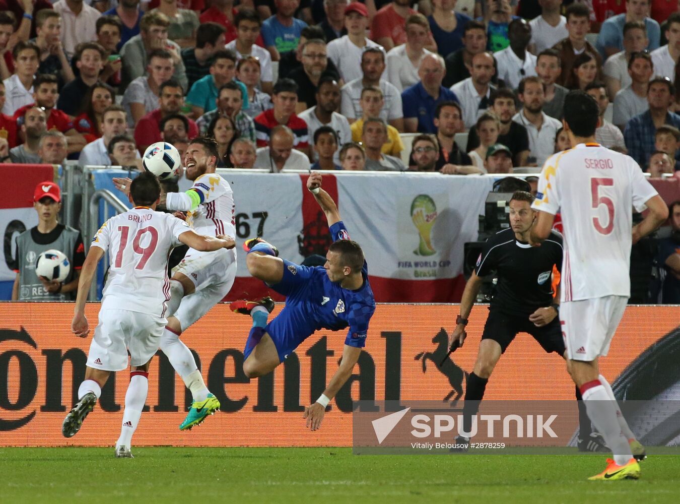 UEFA Euro 2016. Croatia vs. Spain