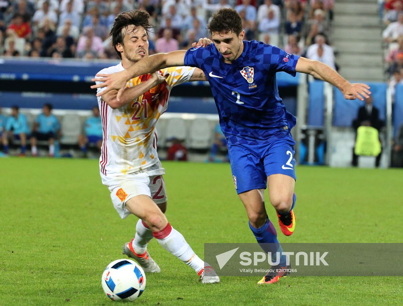 UEFA Euro 2016. Croatia vs. Spain