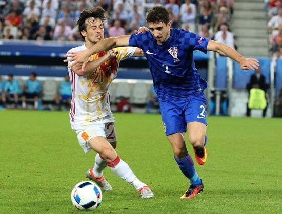 UEFA Euro 2016. Croatia vs. Spain