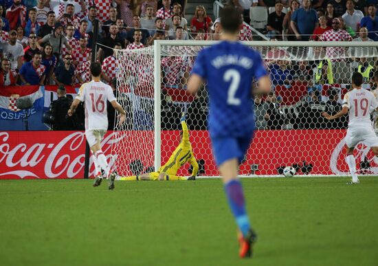 UEFA Euro 2016. Croatia vs. Spain