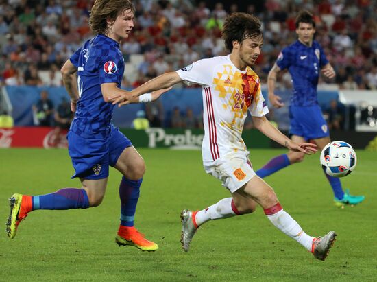 UEFA Euro 2016. Croatia vs. Spain