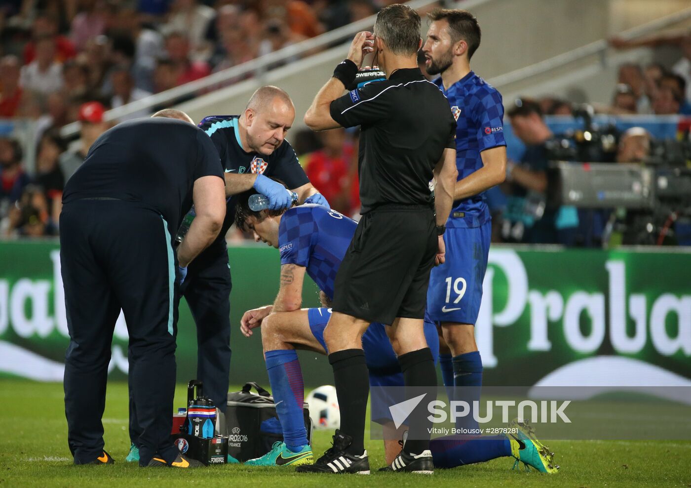 UEFA Euro 2016. Croatia vs. Spain